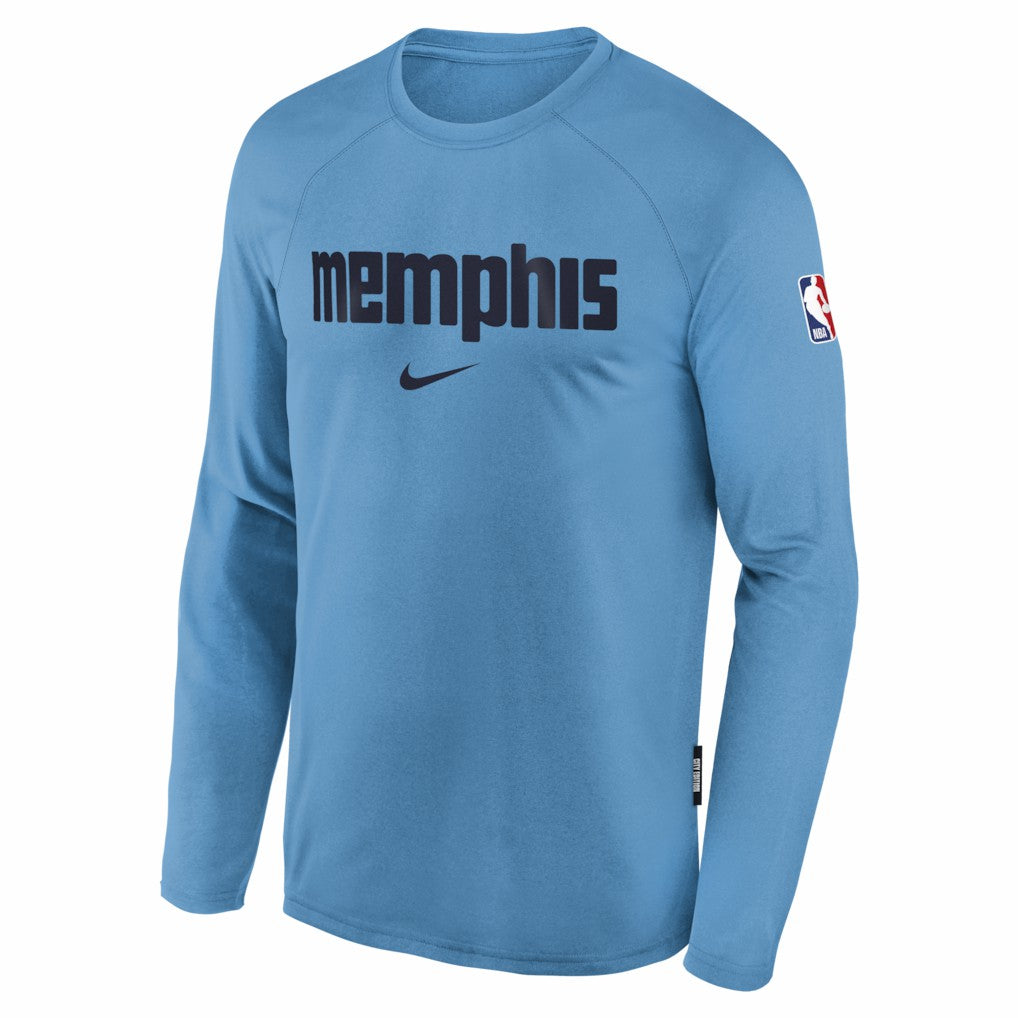 Nike Memphis Grizzlies Youth 2025/26 City Edition Dri-Fit Long Sleeve Game Top