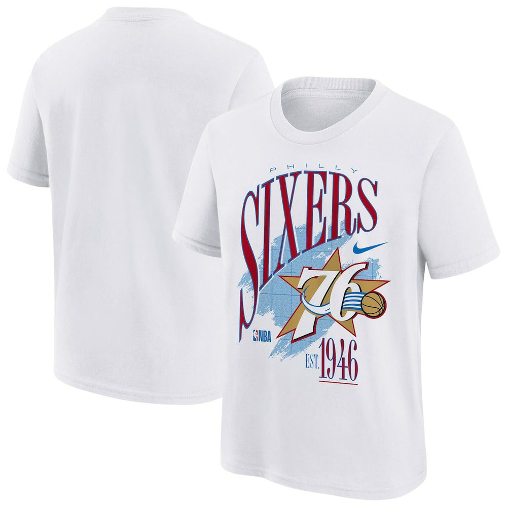 Nike Philadelphia 76ers Youth Hardwood Classics Champs Max90 T-Shirt
