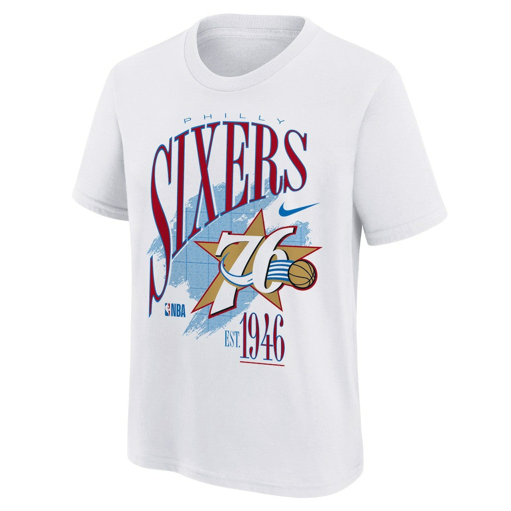 Nike Philadelphia 76ers Youth Hardwood Classics Champs Max90 T-Shirt