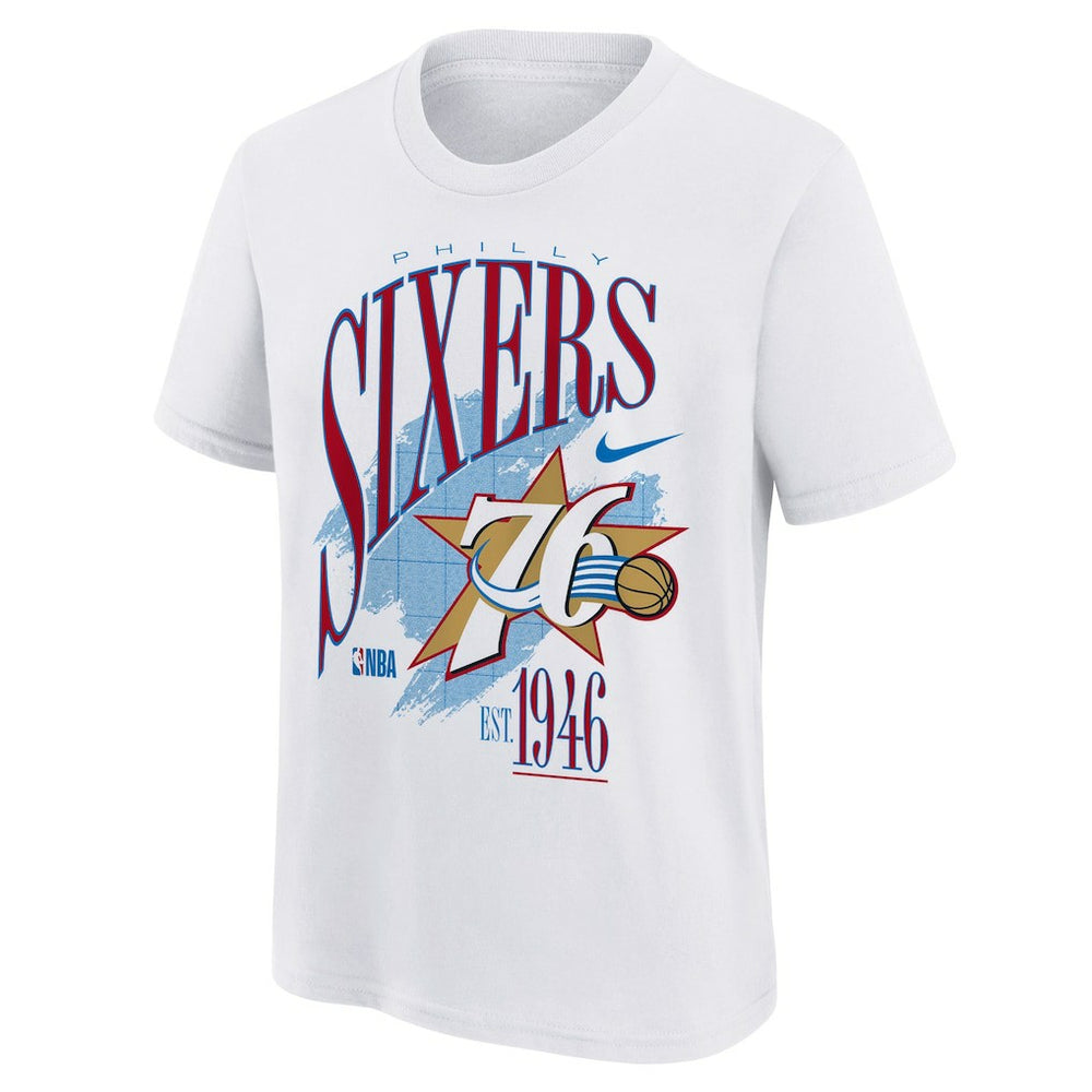 Nike Philadelphia 76ers Youth Hardwood Classics Champs Max90 T-Shirt