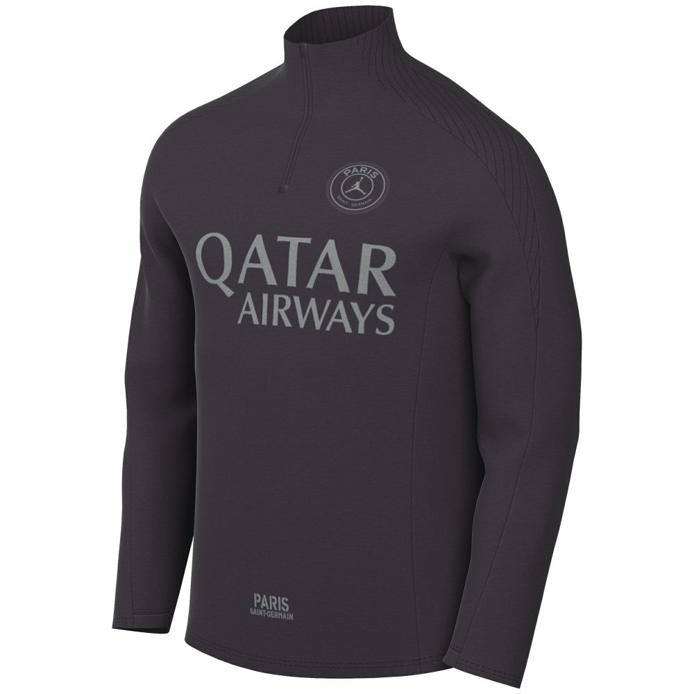 Paris Saint-Germain Strike Drill Quarter-Zip Long Sleeve Dri-FIT Top