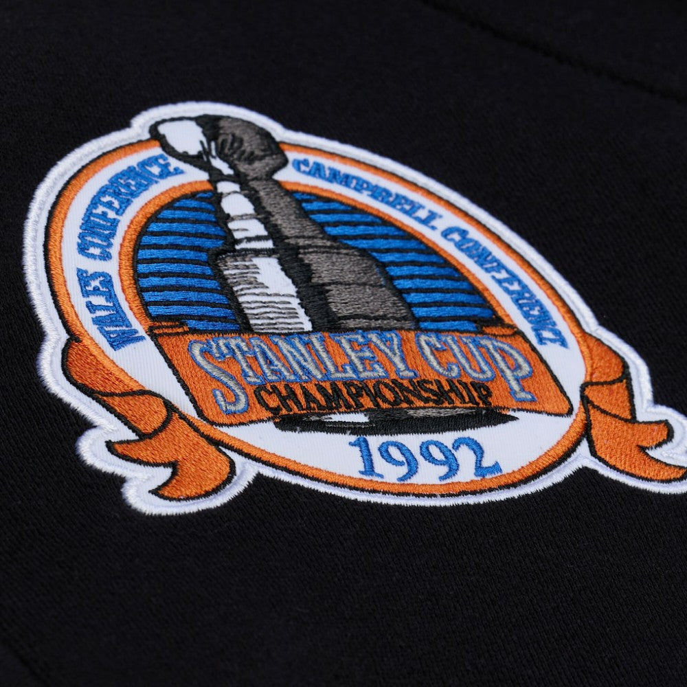 NHL Mario Lemieux Pittsburgh Penguins Mitchell & Ness 1992 Name & Number Premium Pullover Hoodie