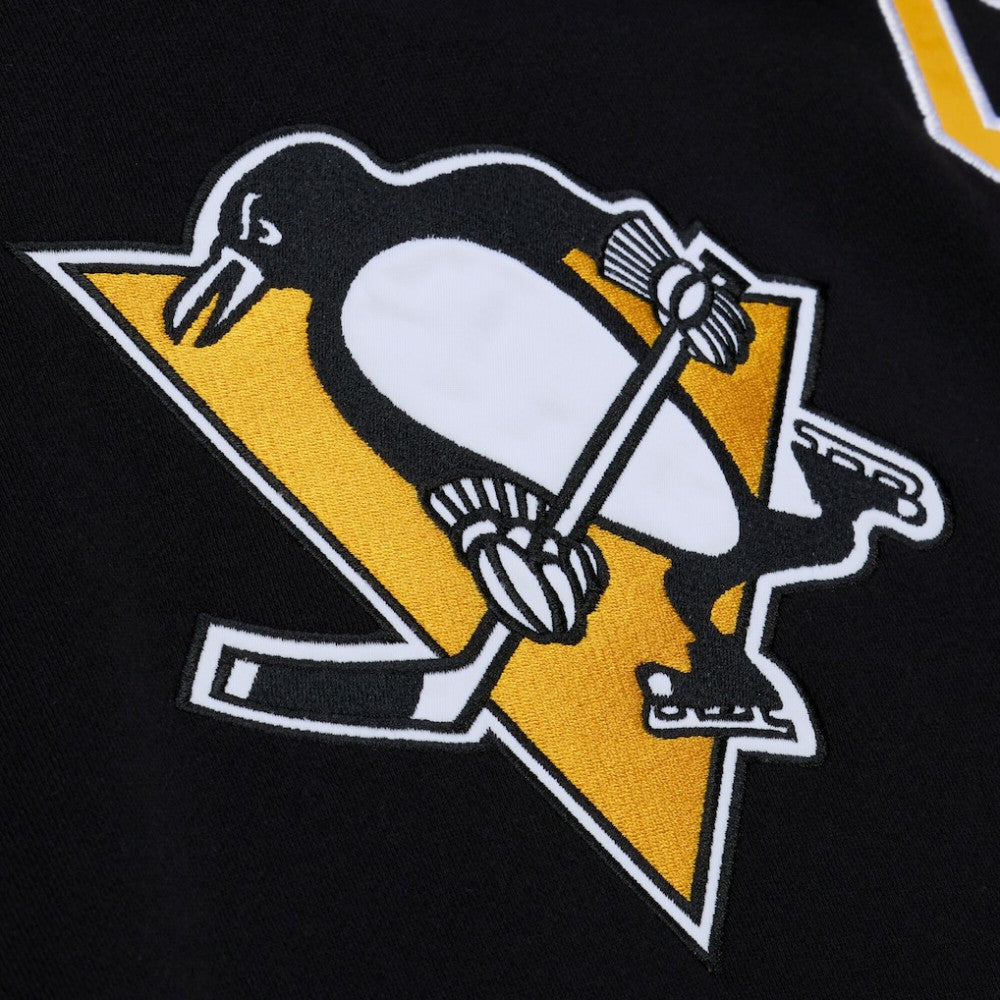 NHL Mario Lemieux Pittsburgh Penguins Mitchell & Ness 1992 Name & Number Premium Pullover Hoodie