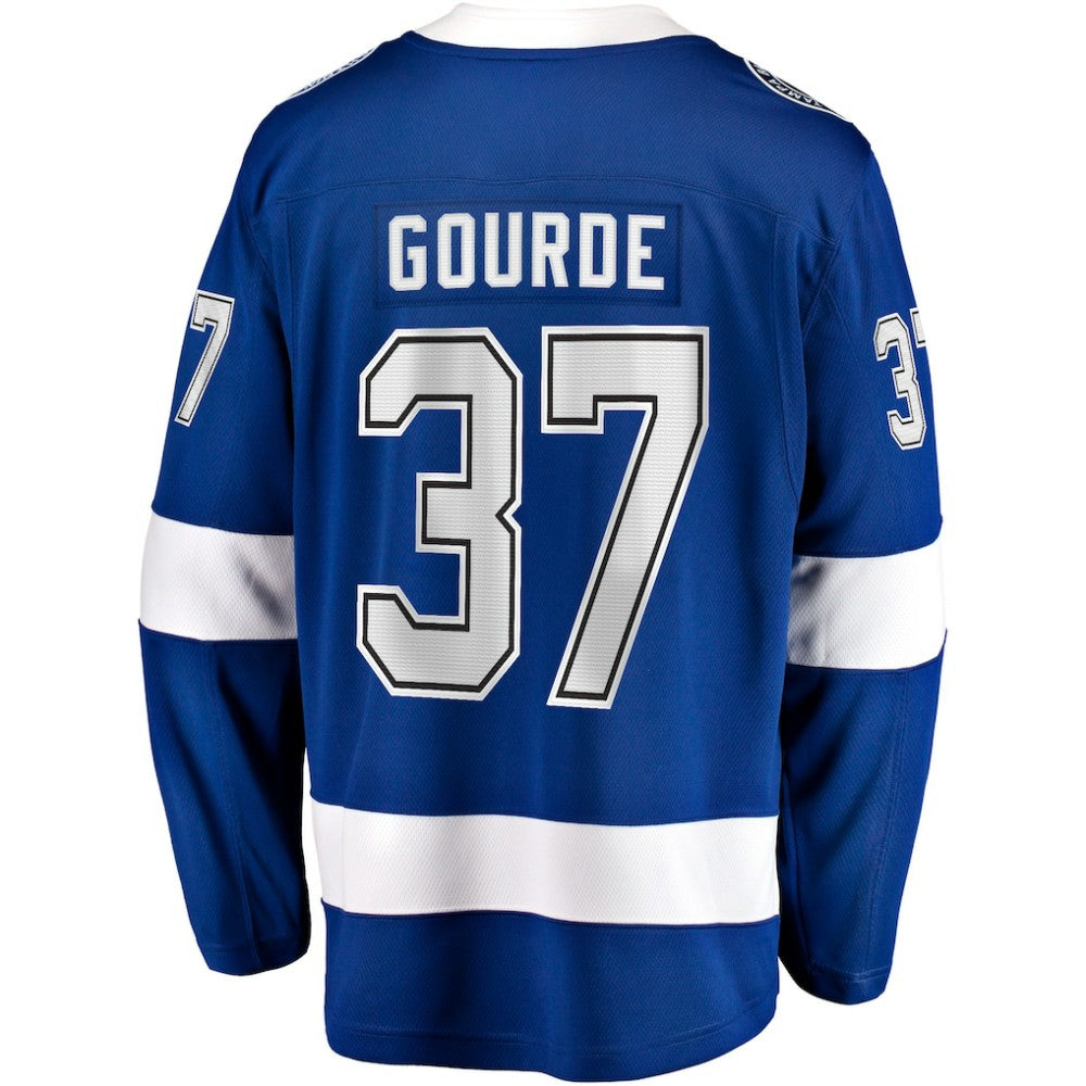 NHL Yanni Gourde Tampa Bay Lightning Fanatics Home Breakaway Jersey