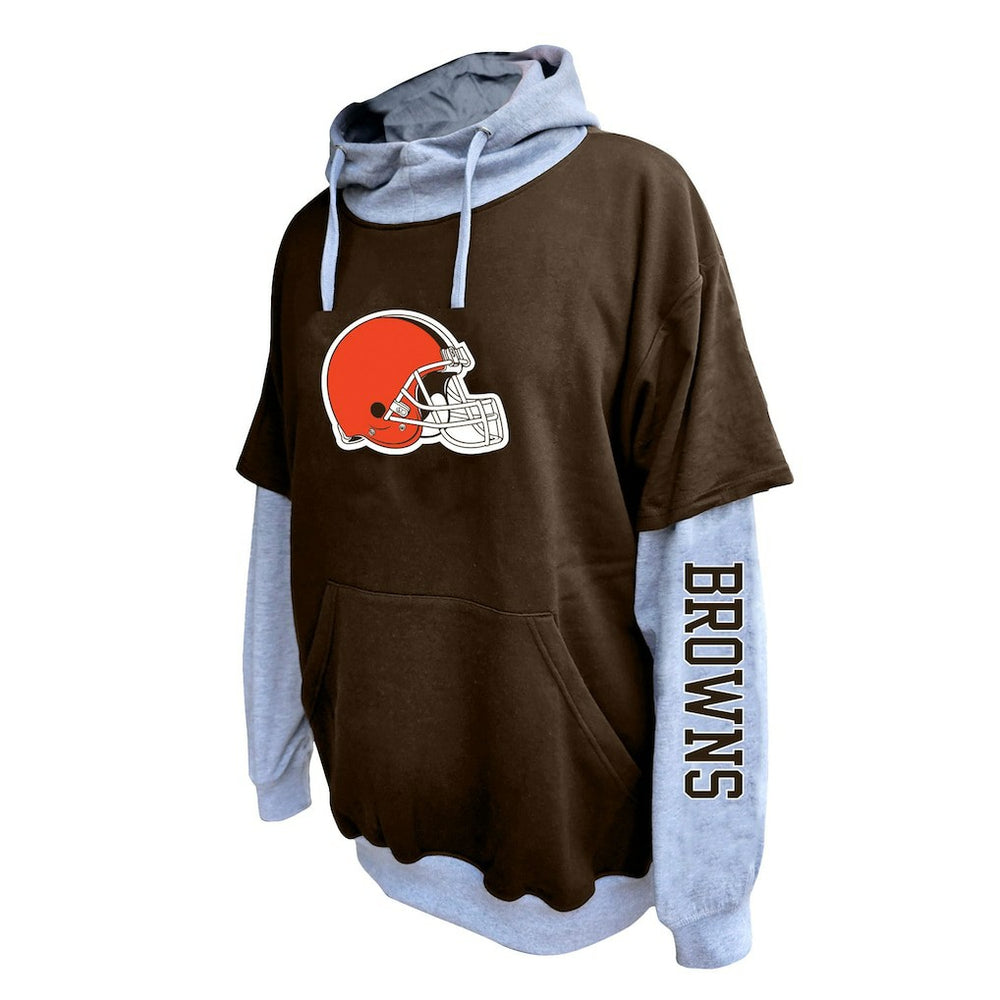 Big & Tall Twofer Pullover Hoodie - Cleveland Browns Hoodies