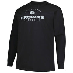 Big & Tall Coverage Scheme Long Sleeve T-Shirt - Cleveland Browns T-shirts