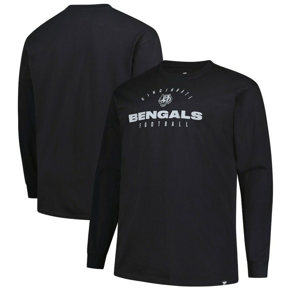 Big & Tall Coverage Scheme Long Sleeve T-Shirt - Cincinnati Bengals T-shirts