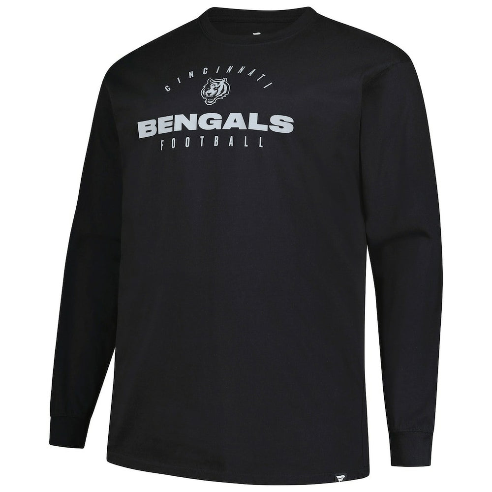 Big & Tall Coverage Scheme Long Sleeve T-Shirt - Cincinnati Bengals T-shirts