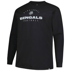 Big & Tall Coverage Scheme Long Sleeve T-Shirt - Cincinnati Bengals T-shirts