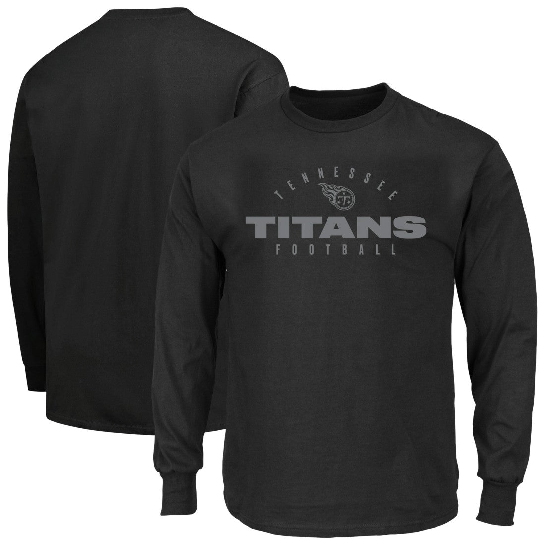Big & Tall Coverage Scheme Long Sleeve T-Shirt - Tennessee Titans T-shirts