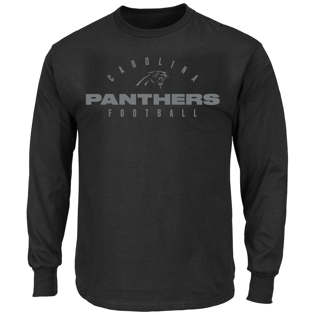 Big & Tall Coverage Scheme Long Sleeve T-Shirt - Carolina Panthers T-shirts