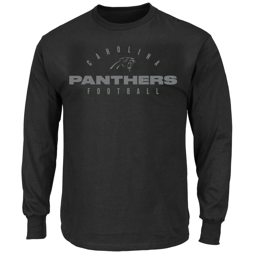 Big & Tall Coverage Scheme Long Sleeve T-Shirt - Carolina Panthers T-shirts