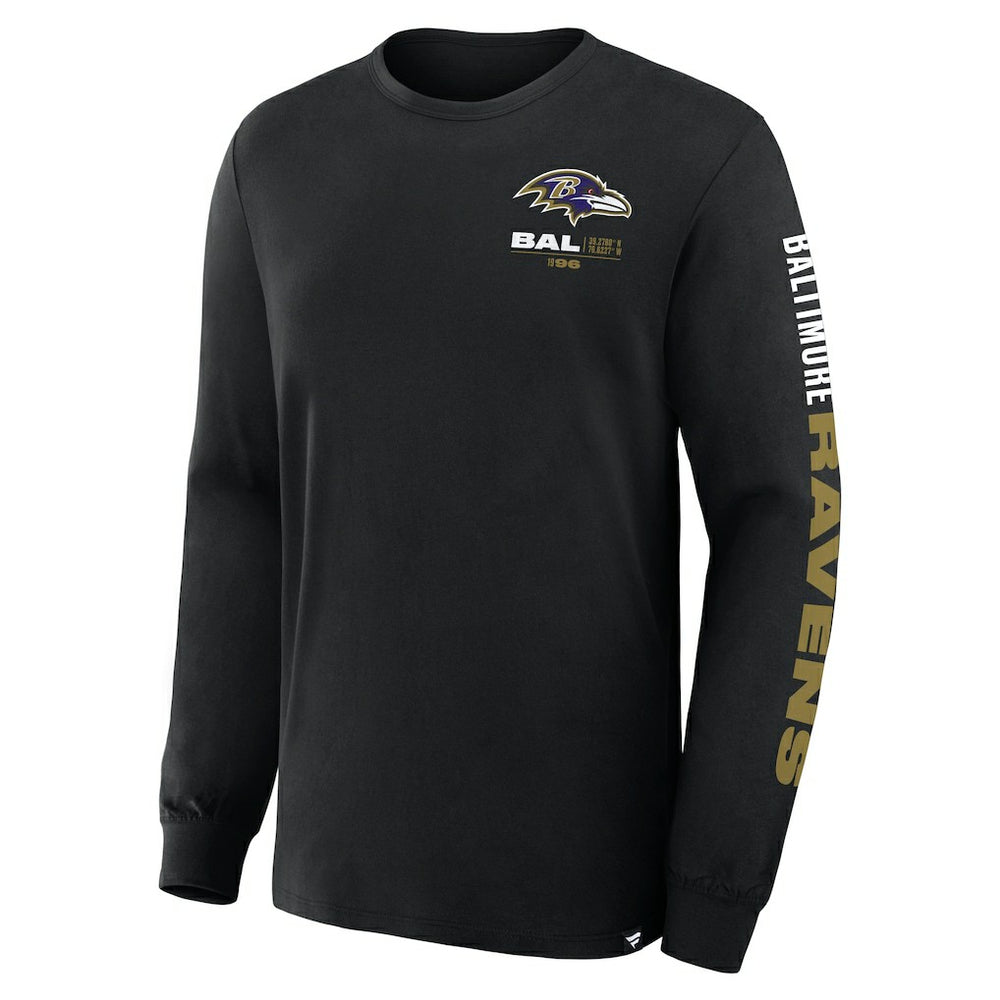Big & Tall Clock Management Legacy Long Sleeve T-Shirt - Baltimore Ravens T-shirts