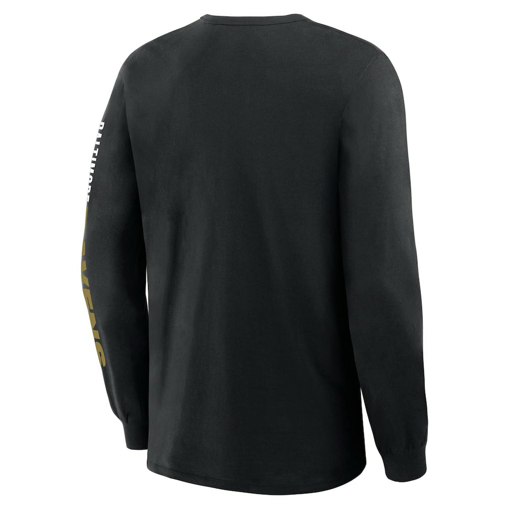 Big & Tall Clock Management Legacy Long Sleeve T-Shirt - Baltimore Ravens T-shirts