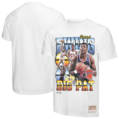 Mitchell & Ness Patrick Ewing New York Knicks Hardwood Classics Commemorative Player Collage T-Shirt