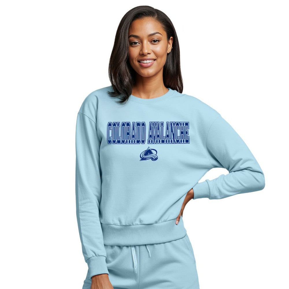 NHL Colorado Avalanche Concepts Sport Women's Tonal Pullover Sweatshirt
