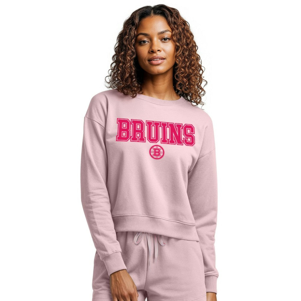 NHL Boston Bruins Concepts Sport Women's Tonal Pullover Sweatshirt