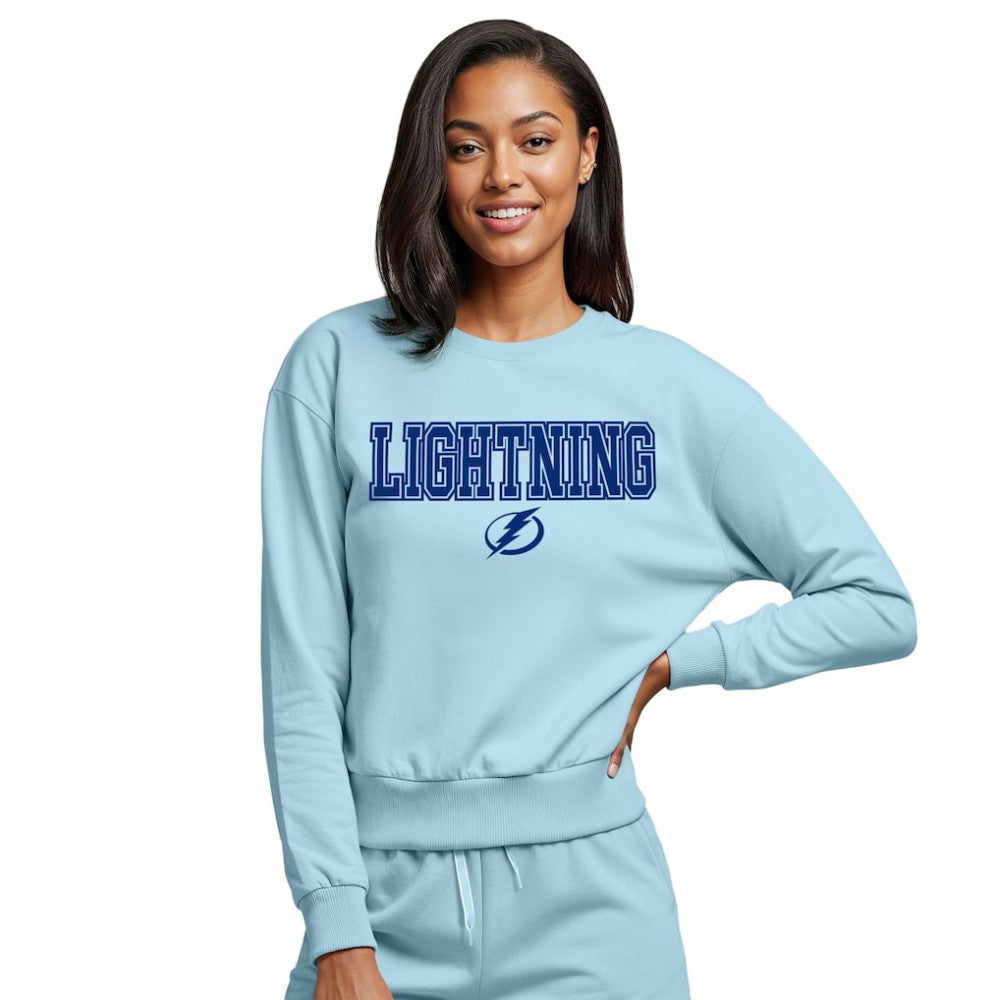 NHL Tampa Bay Lightning Concepts Sport Women's Tonal Pullover Sweatshirt