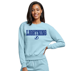 NHL Tampa Bay Lightning Concepts Sport Women's Tonal Pullover Sweatshirt