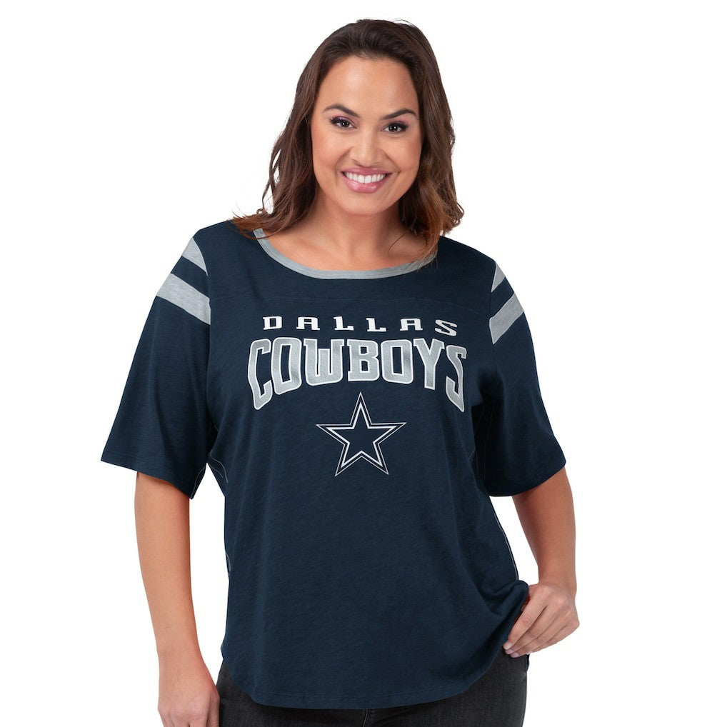 G-III 4Her by Carl Banks Women's Plus Size Linebacker T-Shirt - Dallas Cowboys T-shirts