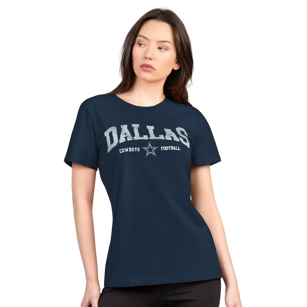 G-III 4Her by Carl Banks Women's Super-Slim Lightweight Winning Crew T-Shirt - Dallas Cowboys T-shirts