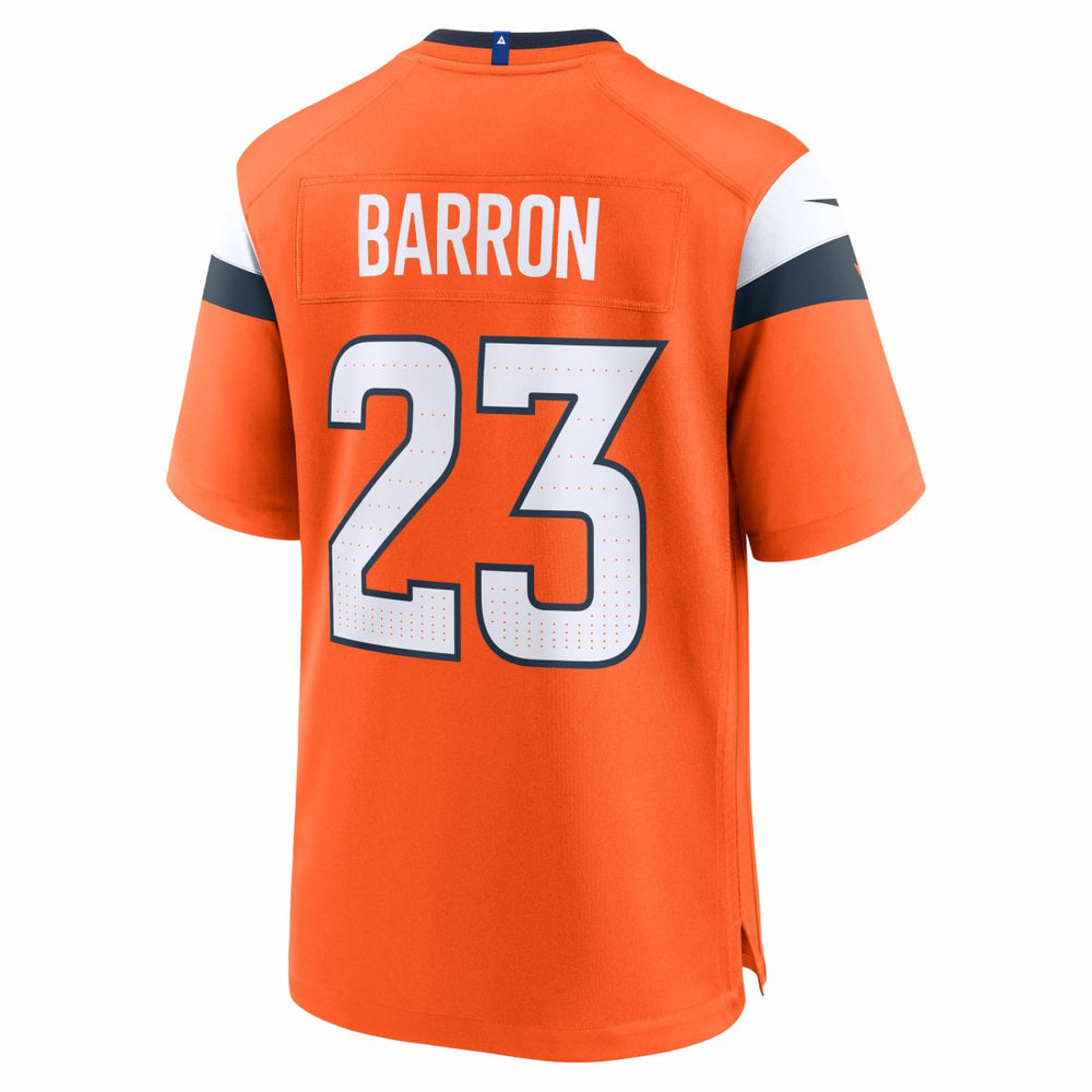 Jahdae Barron  2025 NFL Draft First Round Pick Game Jersey - Denver Broncos Jerseys