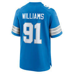 Tyleik Williams  2025 NFL Draft First Round Pick Game Jersey - Detroit Lions Jerseys