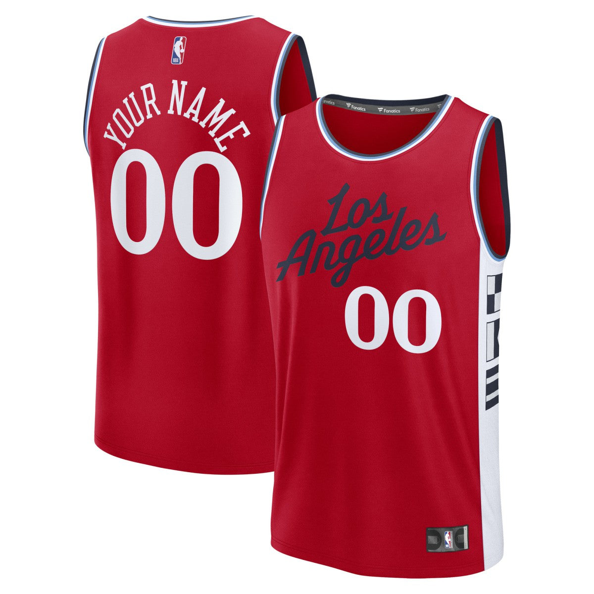 Fanatics LA Clippers Fast Break Custom Jersey