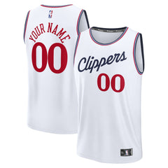 Fanatics LA Clippers Youth Fast Break Custom Replica Jersey