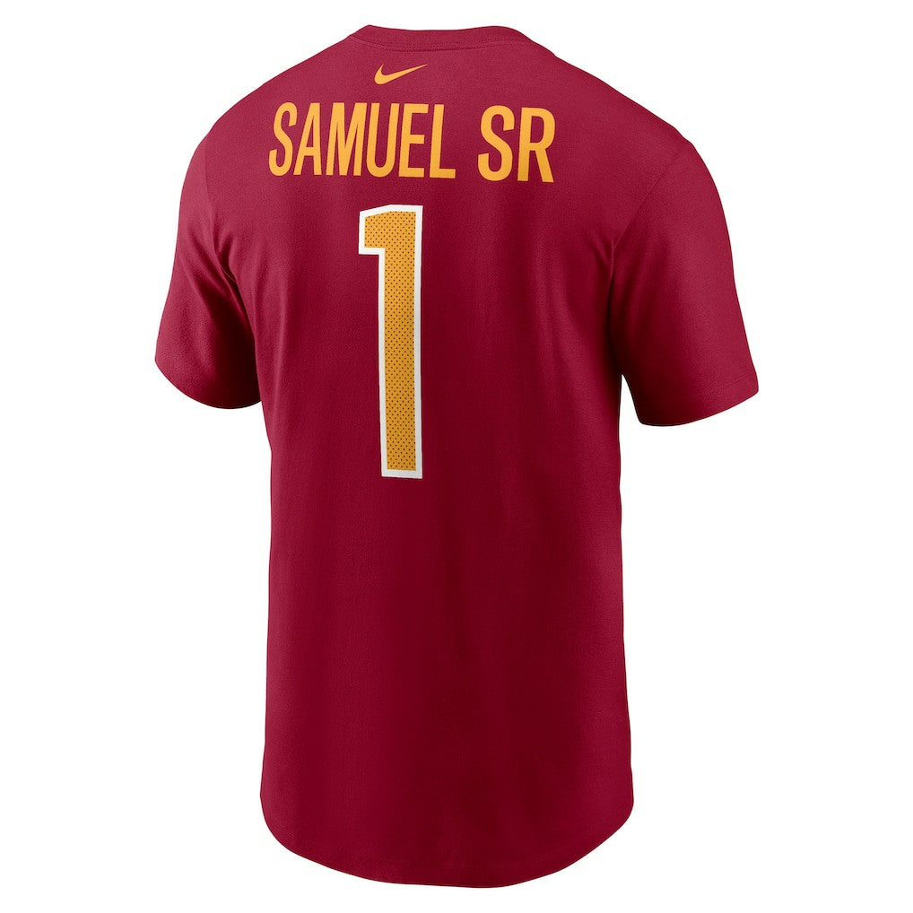 Deebo Samuel Sr  Name & Number T-Shirt - Washington Commanders T-shirts
