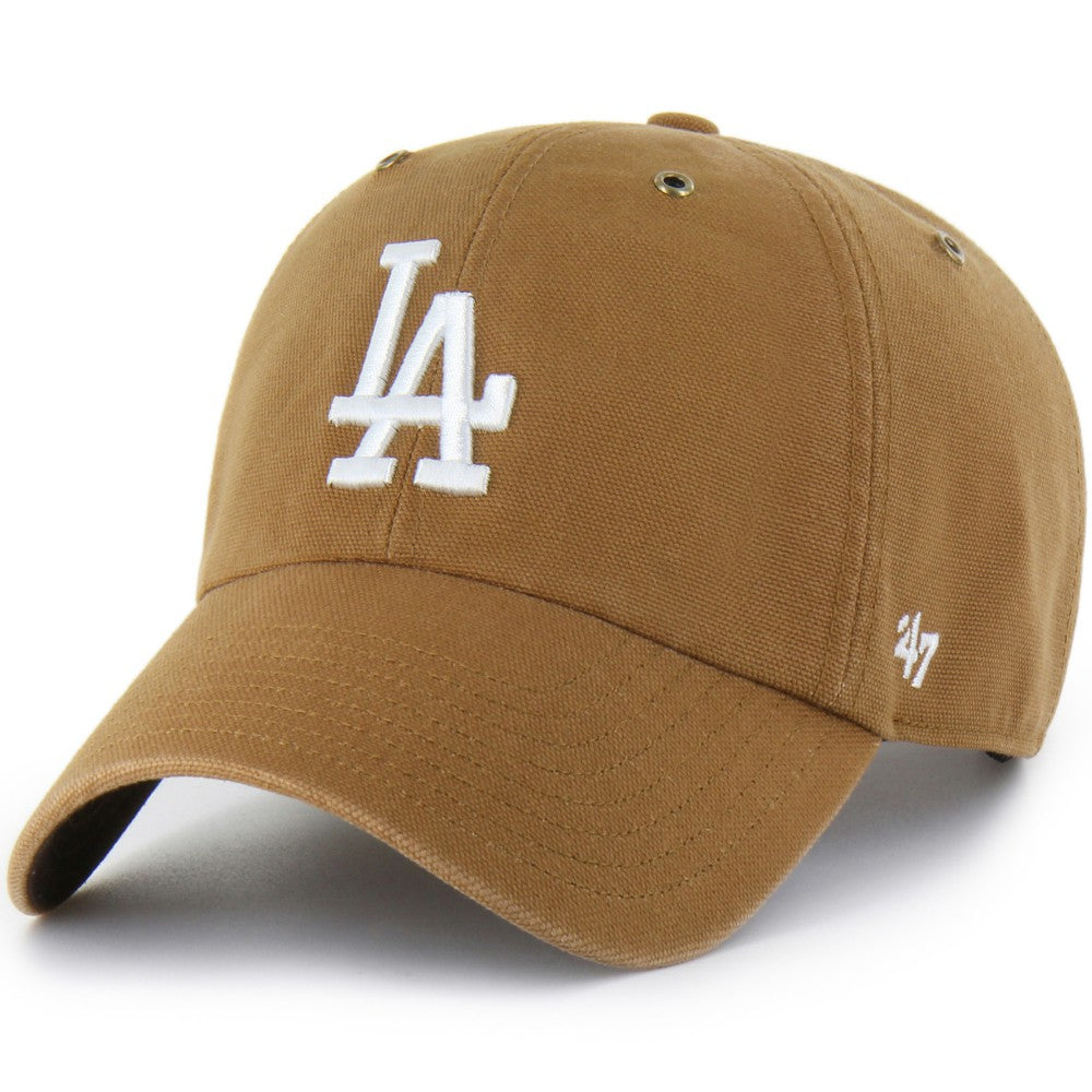 Brown Los Angeles Dodgers Carhartt x '47 Clean Up Adjustable Hat