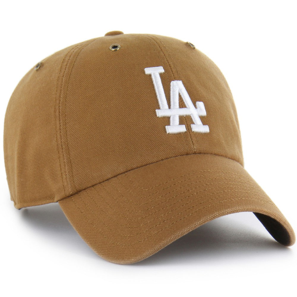 Brown Los Angeles Dodgers Carhartt x '47 Clean Up Adjustable Hat
