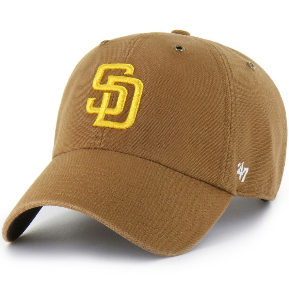 Brown San Diego Padres Carhartt x '47 Clean Up Adjustable Hat