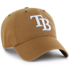 Brown Tampa Bay Rays Carhartt x '47 Clean Up Adjustable Hat