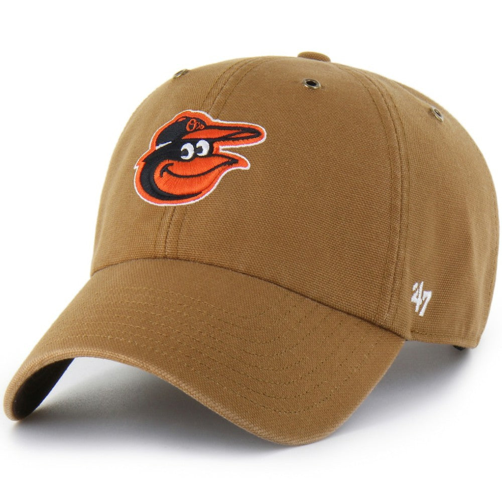 Brown Baltimore Orioles Carhartt x '47 Clean Up Adjustable Hat