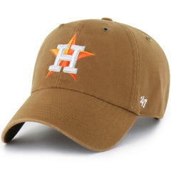 Brown Houston Astros Carhartt x '47 Clean Up Adjustable Hat