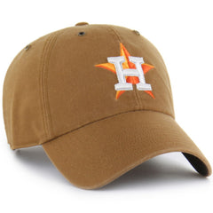 Brown Houston Astros Carhartt x '47 Clean Up Adjustable Hat