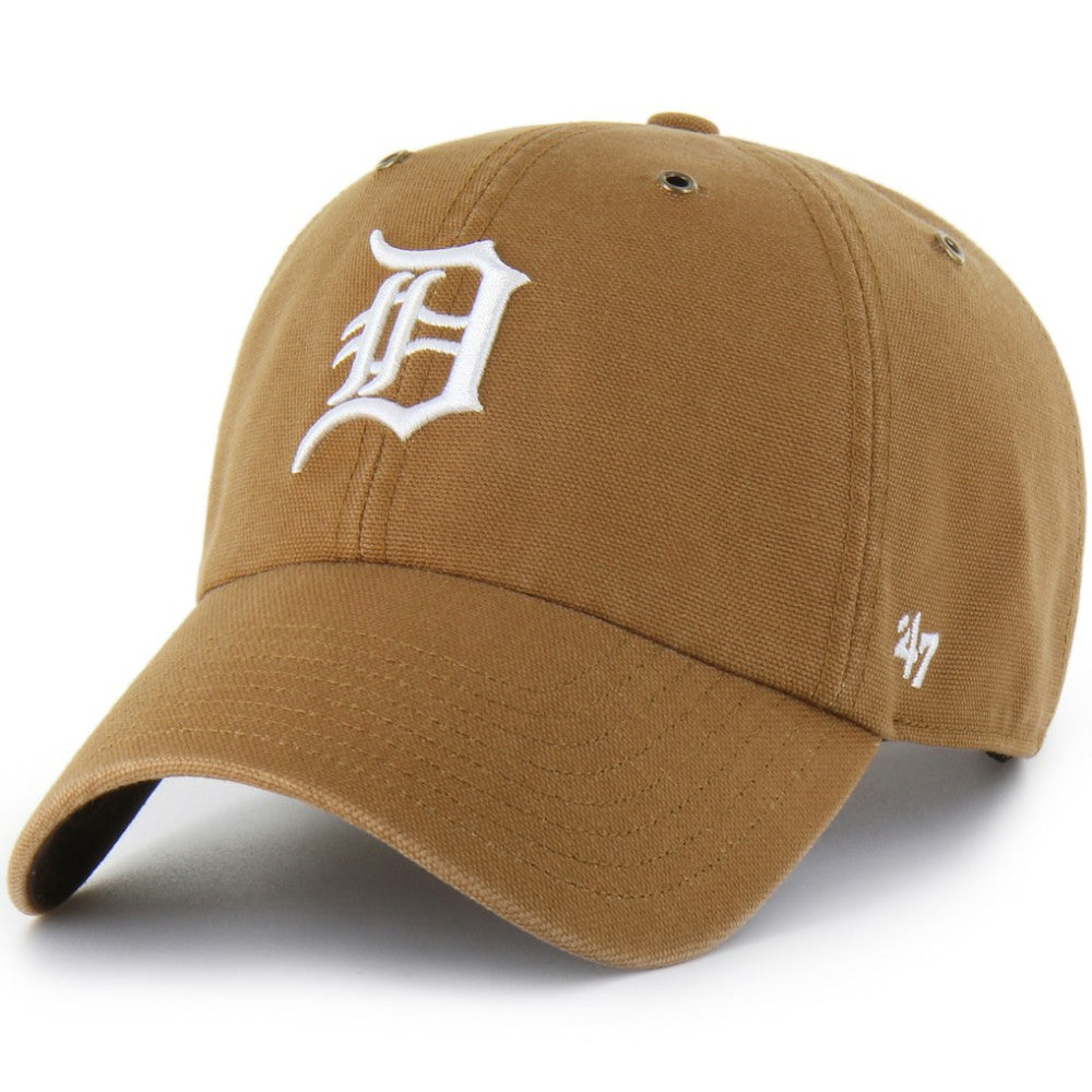 Brown Detroit Tigers Carhartt x '47 Clean Up Adjustable Hat