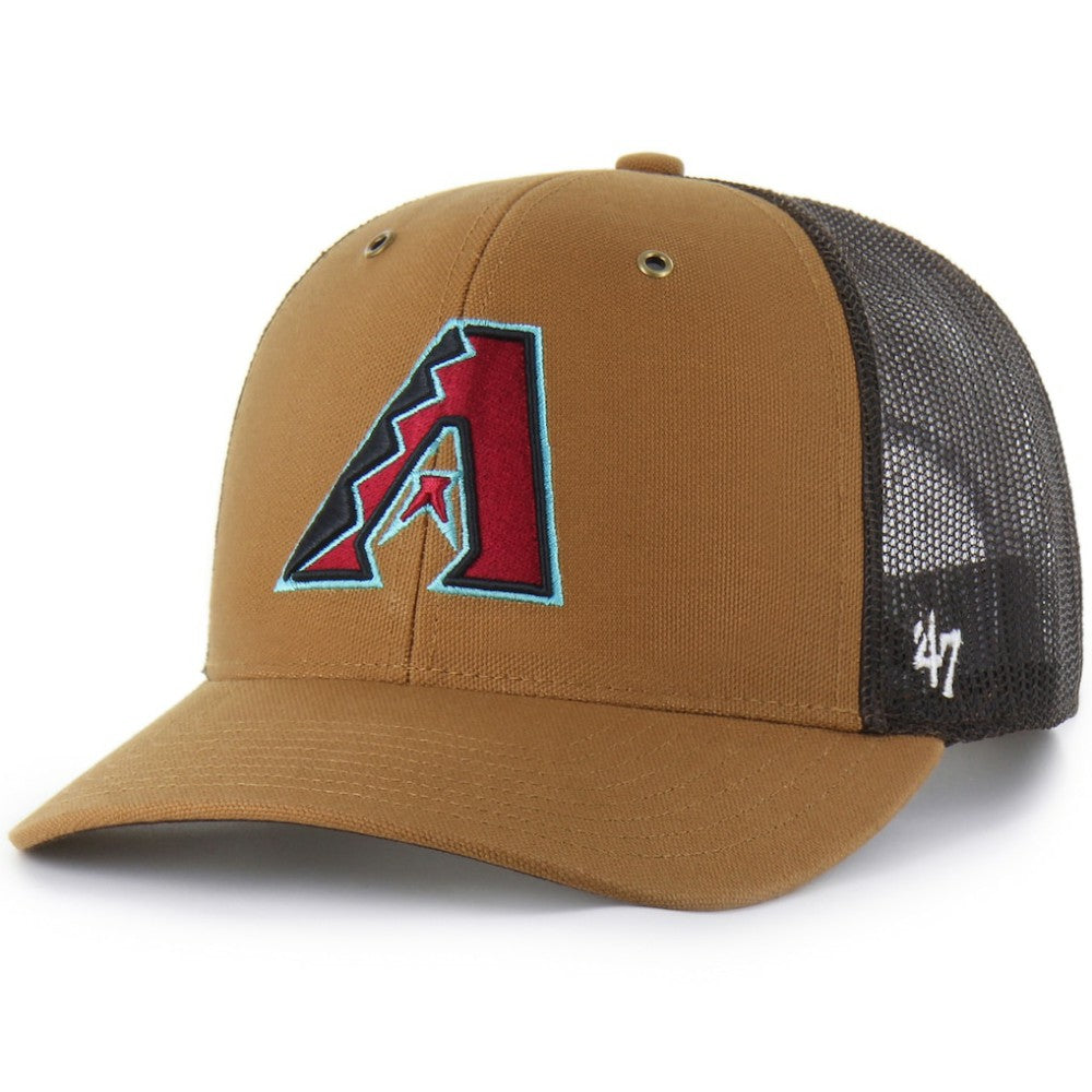 Brown Arizona Diamondbacks Carhartt x '47 Trucker Adjustable Hat