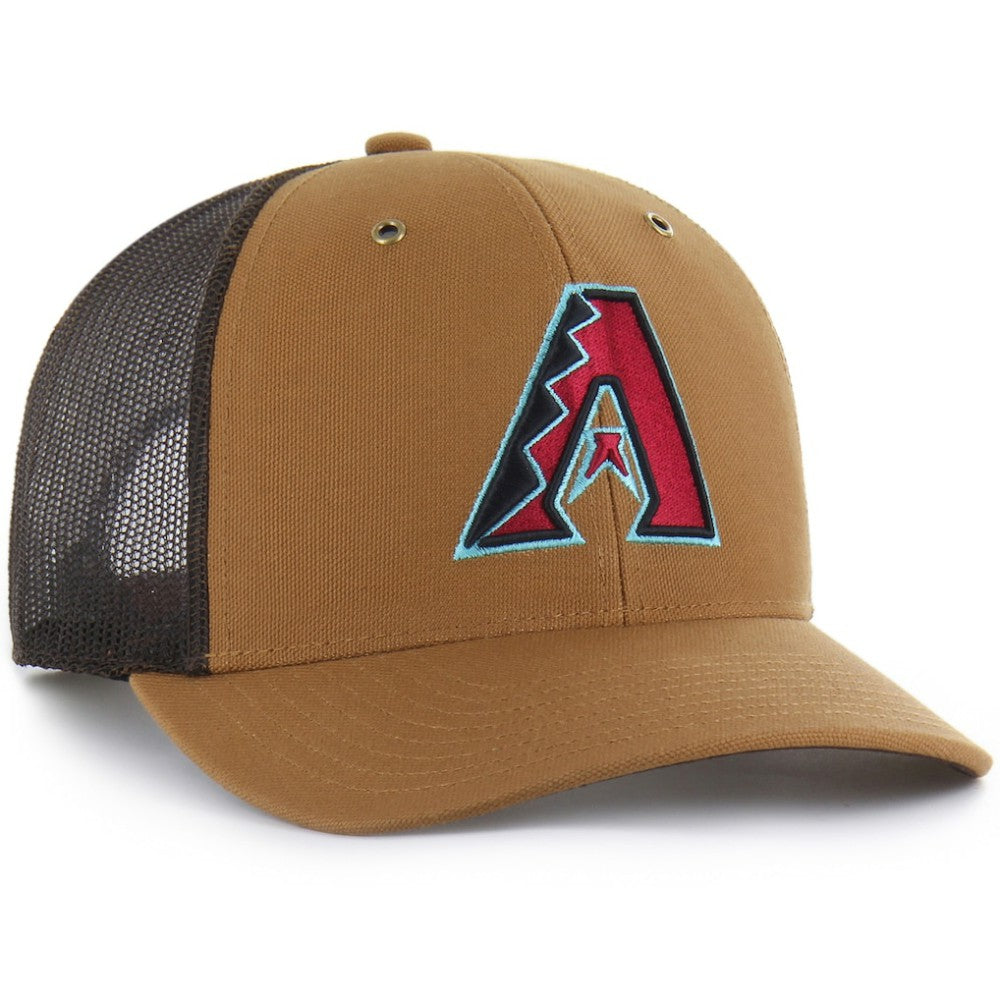 Brown Arizona Diamondbacks Carhartt x '47 Trucker Adjustable Hat