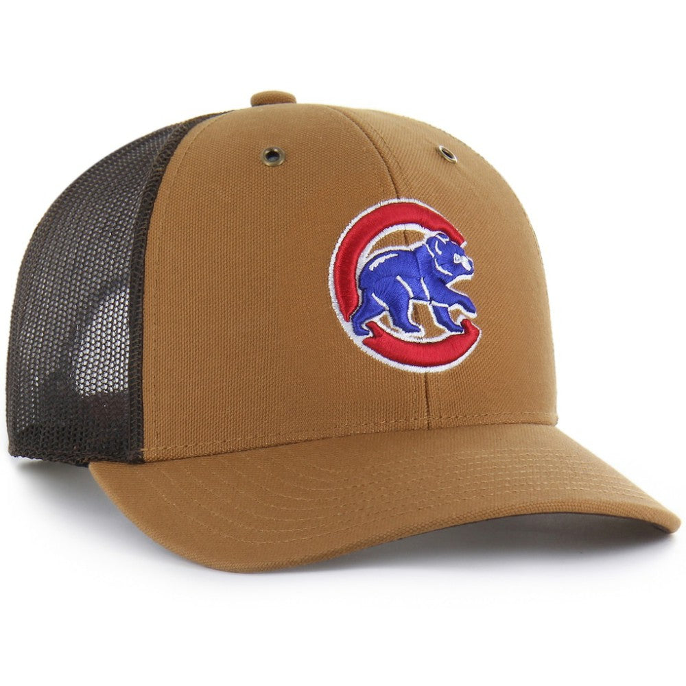 Brown Chicago Cubs Carhartt x '47 Trucker Adjustable Hat