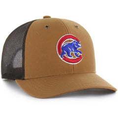 Brown Chicago Cubs Carhartt x '47 Trucker Adjustable Hat