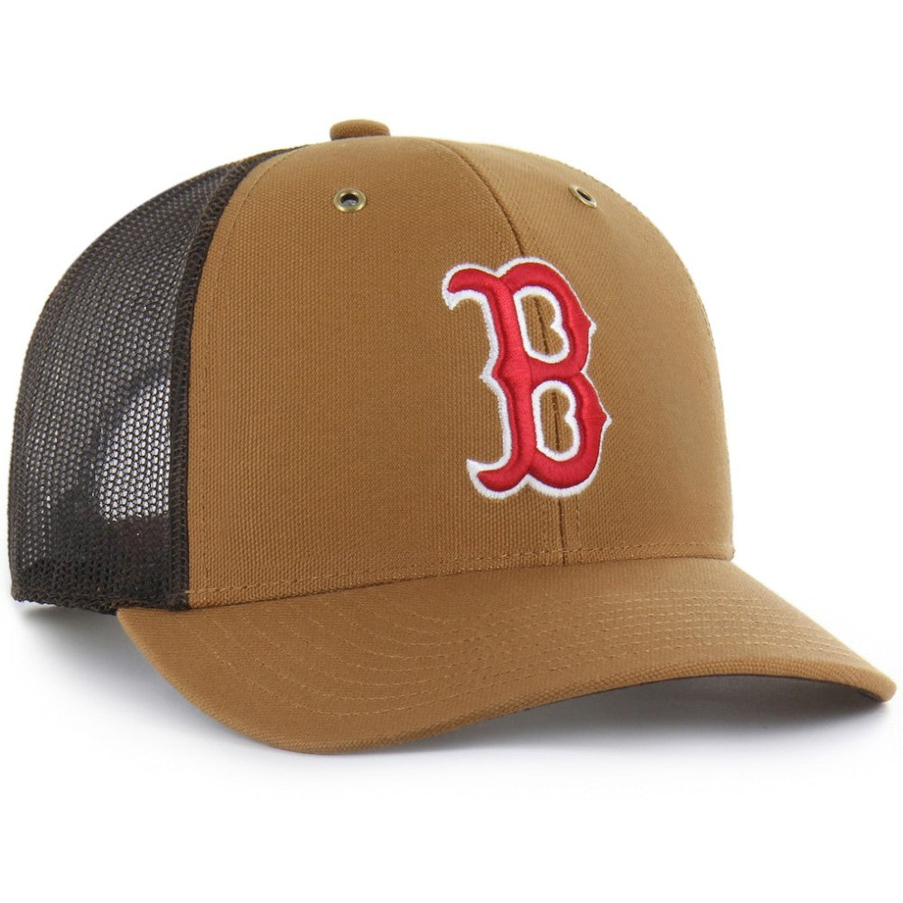 Brown Boston Red Sox Carhartt x '47 Trucker Adjustable Hat