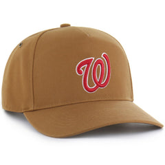 Brown Washington Nationals Carhartt x '47 Hitch Adjustable Hat