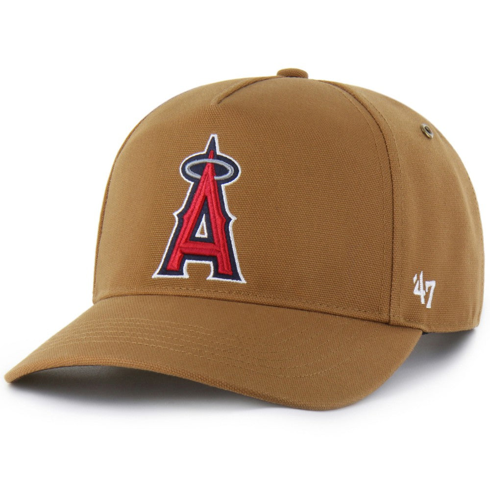 Brown Los Angeles Angels Carhartt x '47 Hitch Adjustable Hat