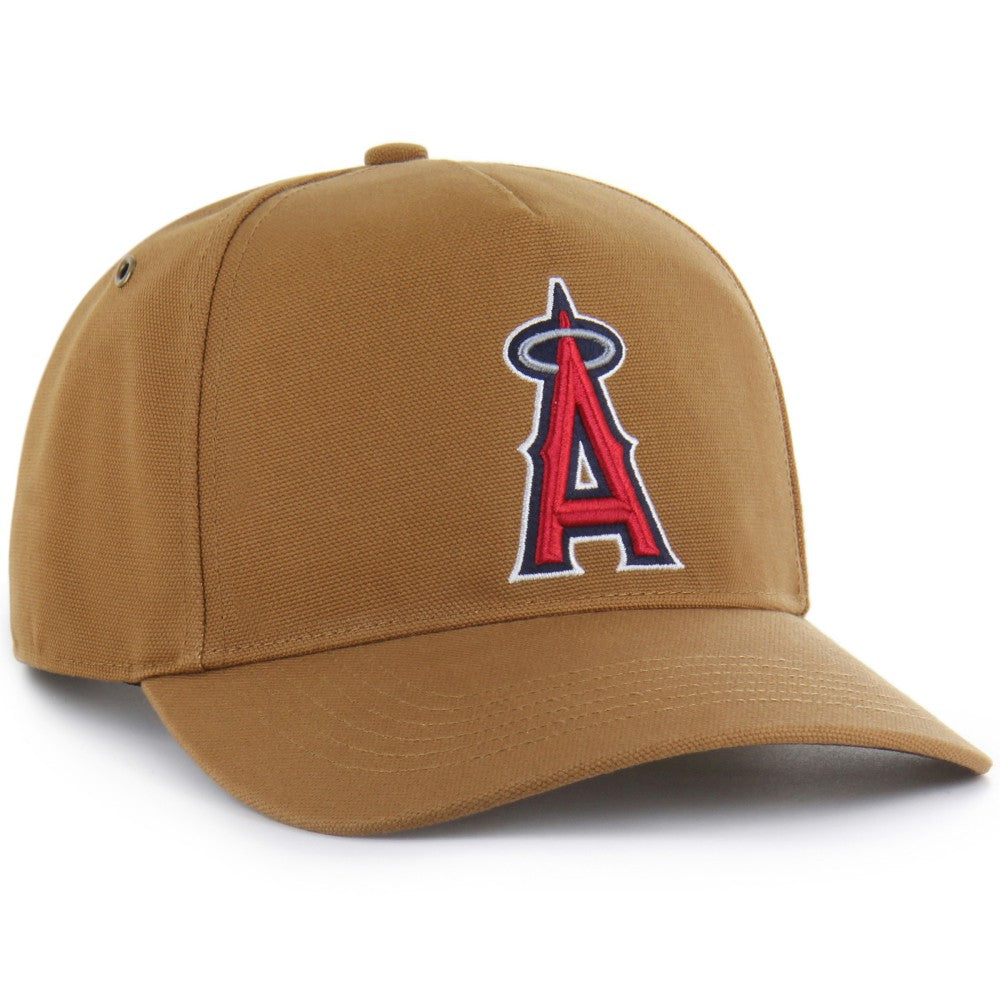 Brown Los Angeles Angels Carhartt x '47 Hitch Adjustable Hat