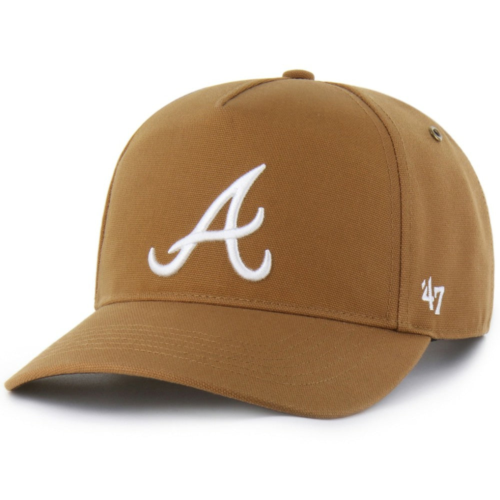 Brown Atlanta Braves Carhartt x '47 Hitch Adjustable Hat