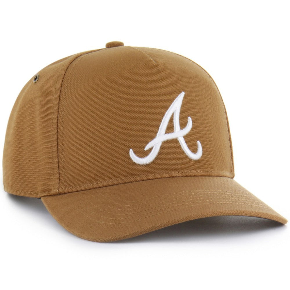 Brown Atlanta Braves Carhartt x '47 Hitch Adjustable Hat