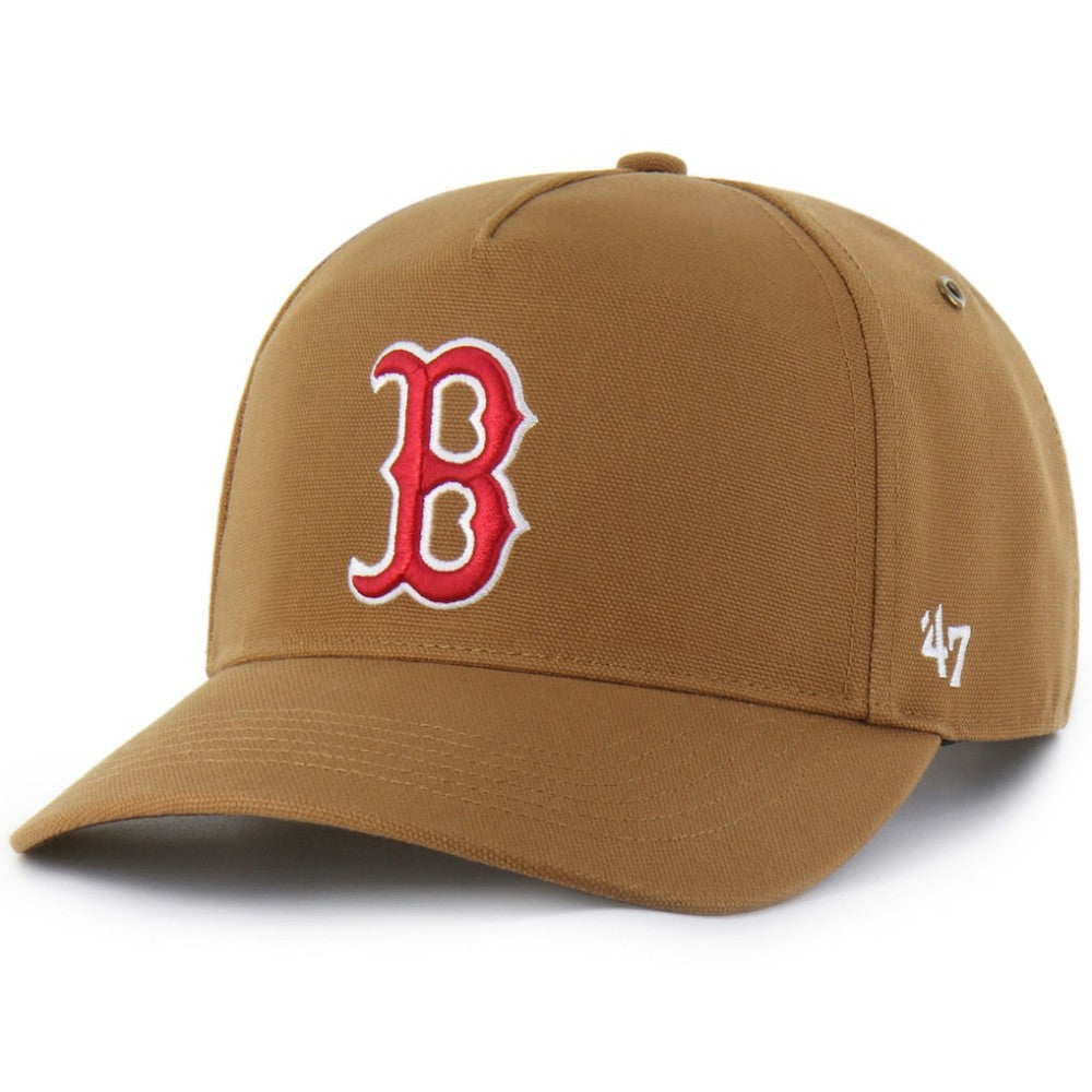 Brown Boston Red Sox Carhartt x '47 Hitch Adjustable Hat
