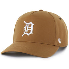 Brown Detroit Tigers Carhartt x '47 Hitch Adjustable Hat